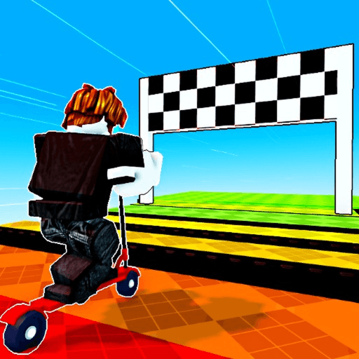 Obby But You're on a Scooter